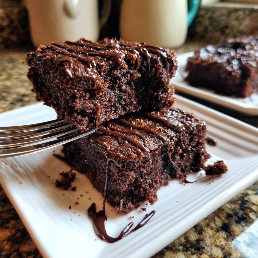 Cottage Cheese Brownies with Dark Cocoa