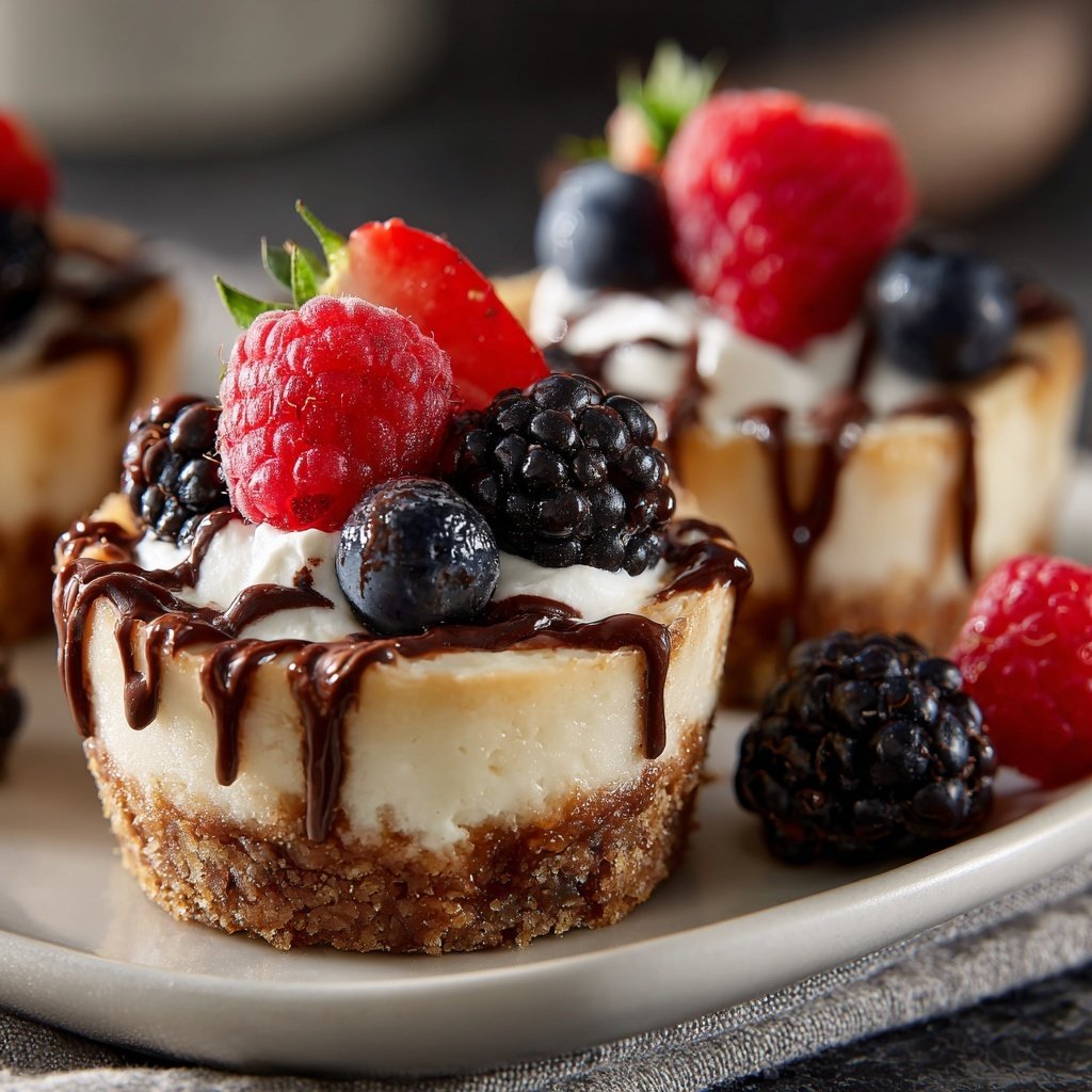 Super Bowl Dessert Mini Cheesecake Cups