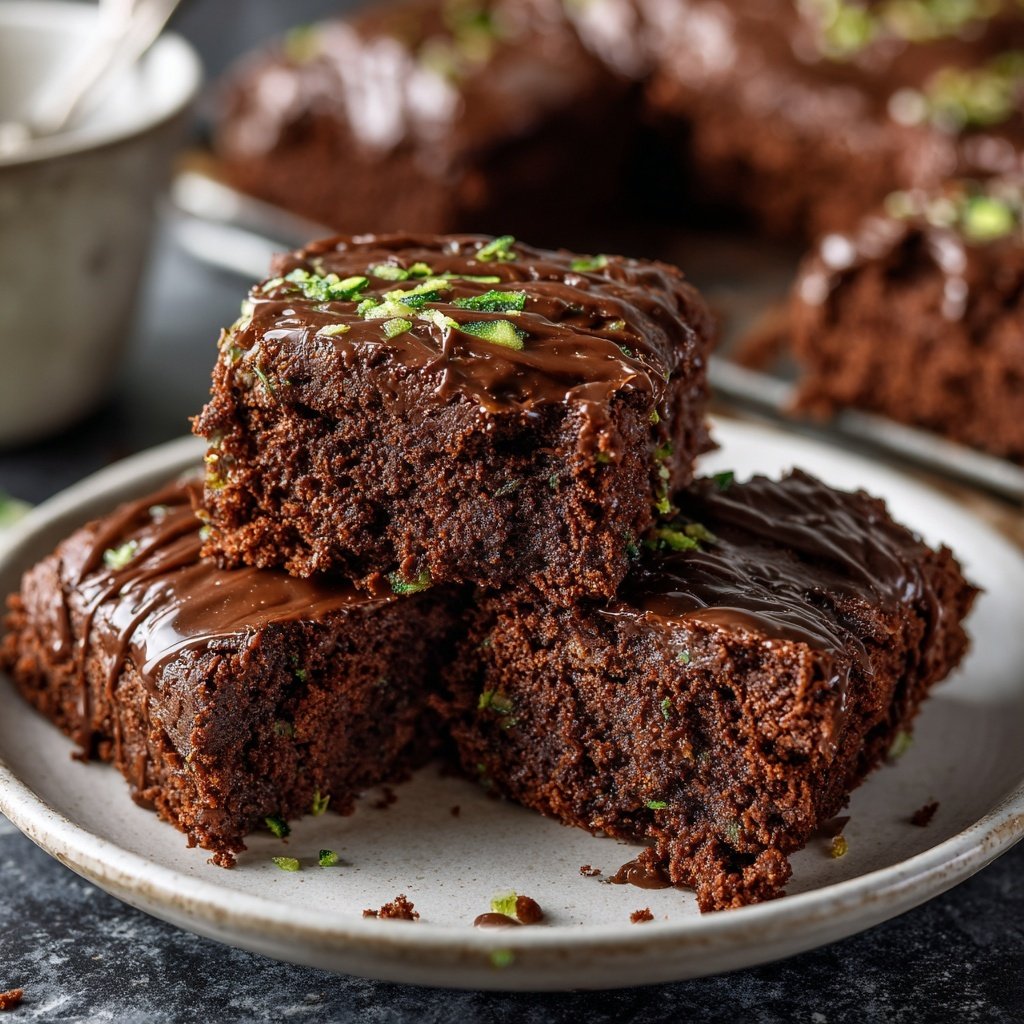 Chocolate Zucchini Snack Cake