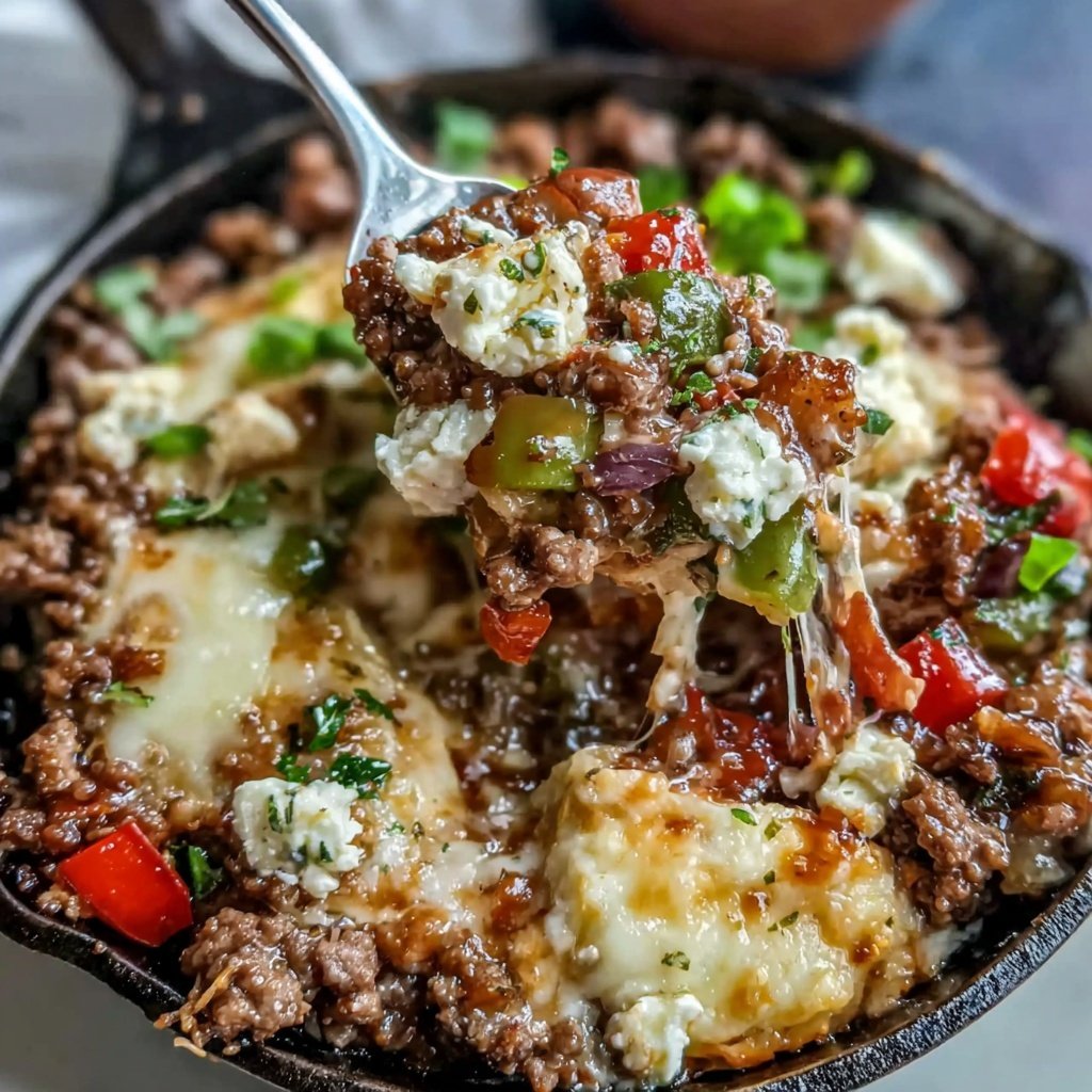 Hamburger Meat Shepherd Style Skillet