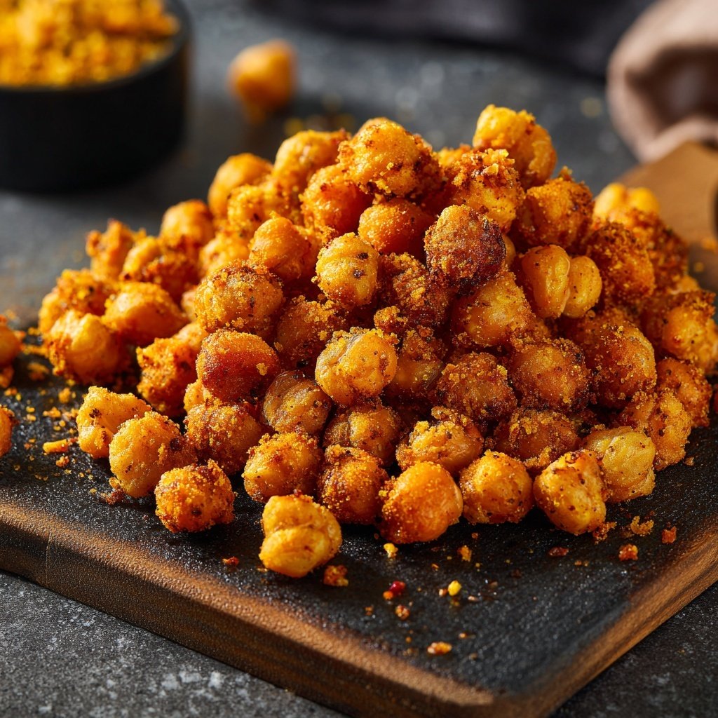 Super Bowl Party Food Crispy Chickpea Snacks