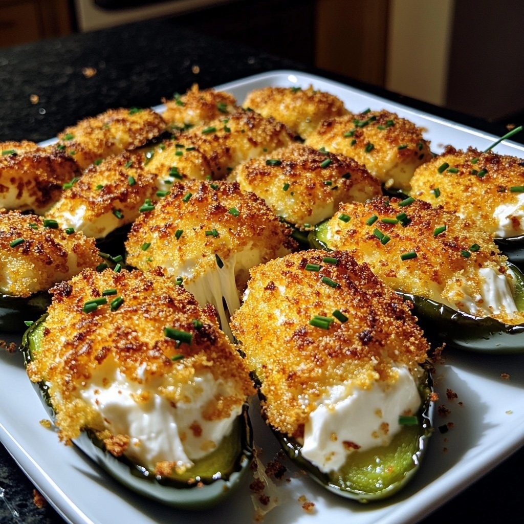 Jalapeno Poppers with Cream Cheese and Chives