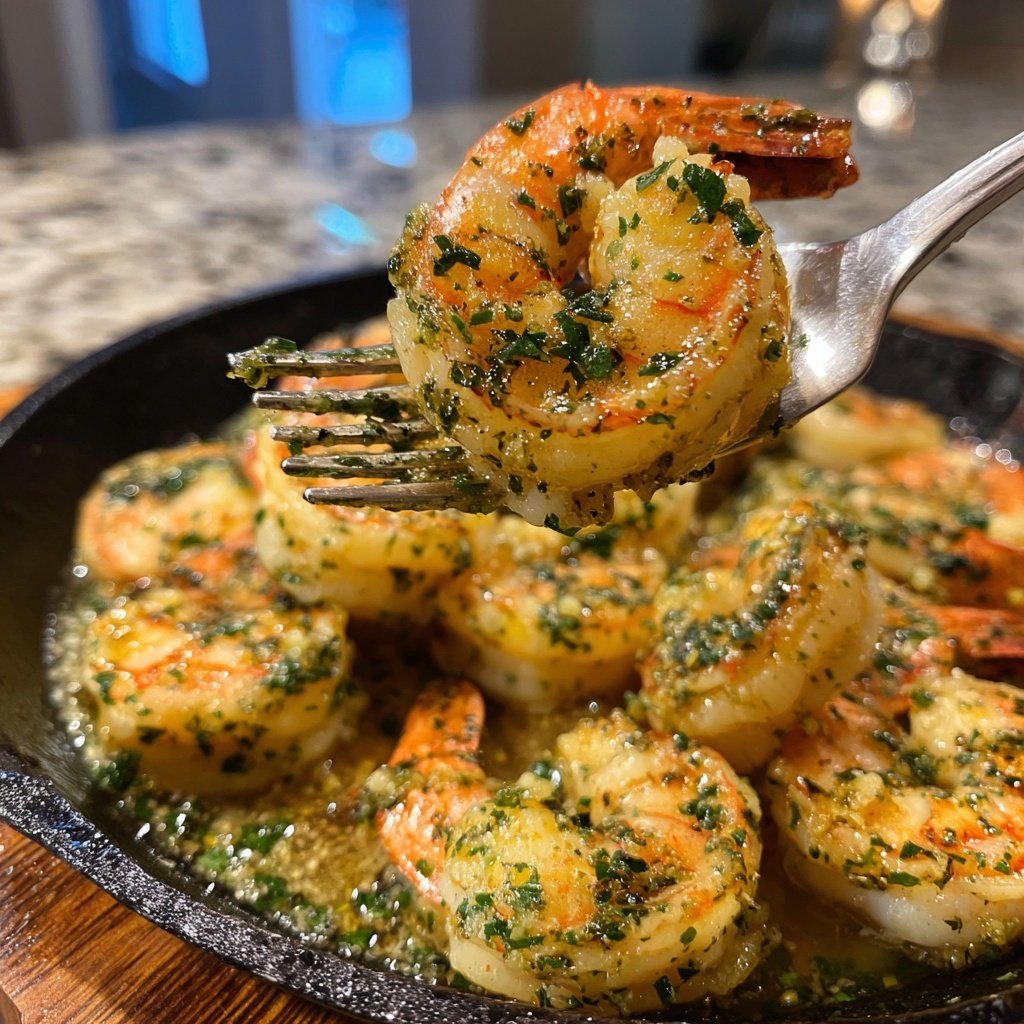 Garlic Butter Shrimp with White Wine