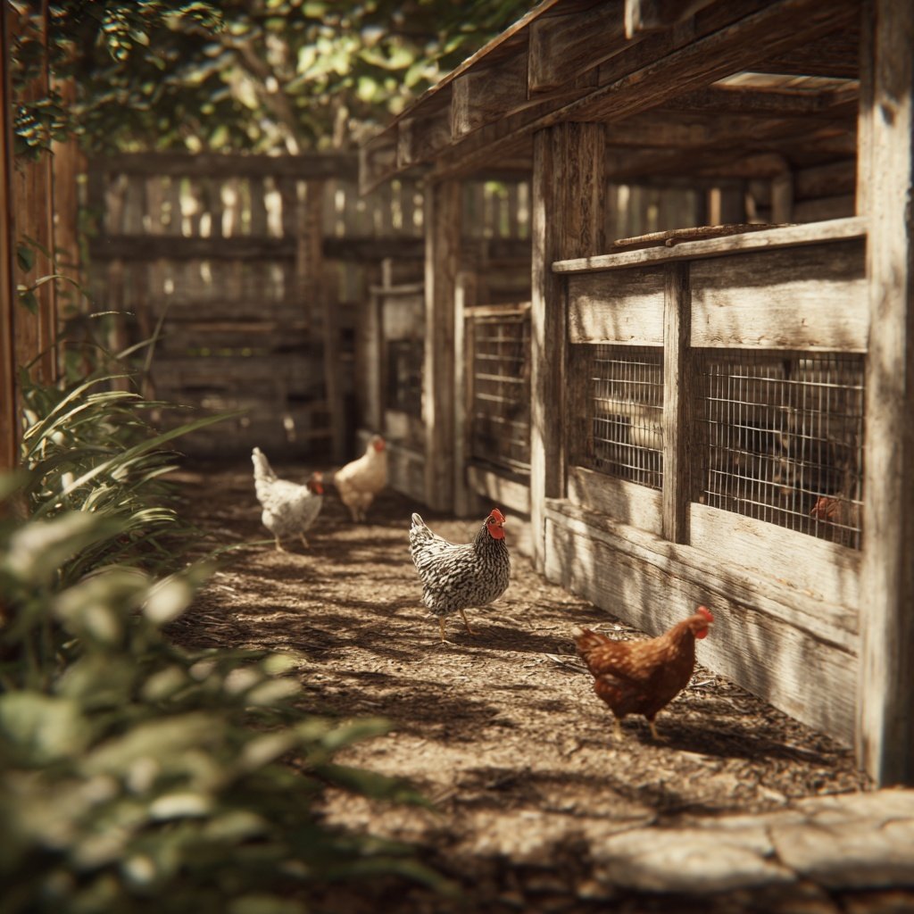 Backyard Walk In Chicken Run