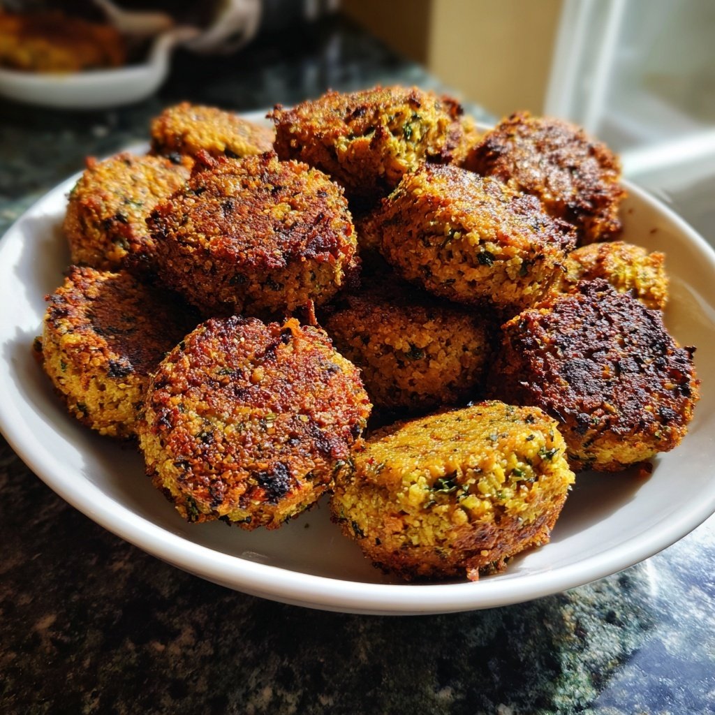 Crispy Baked Falafel