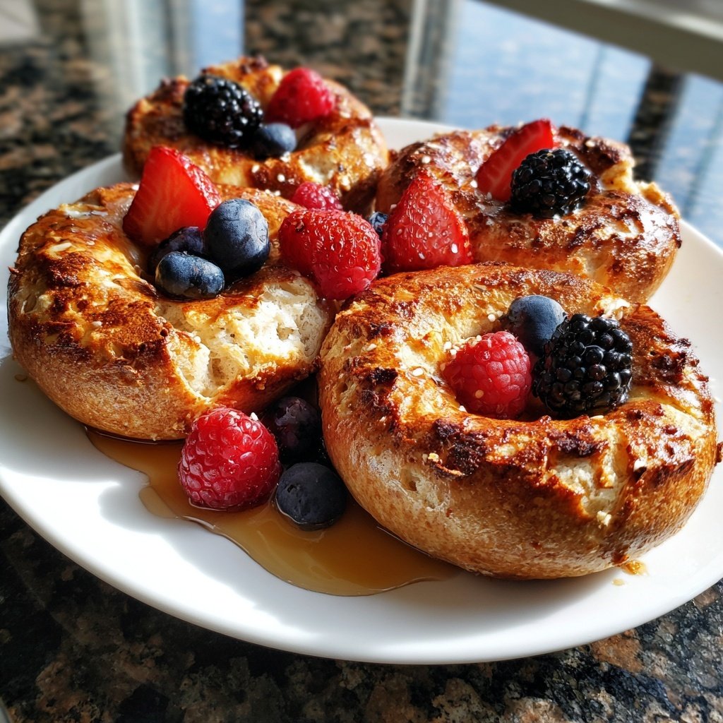 Toasted Yogurt Bagels