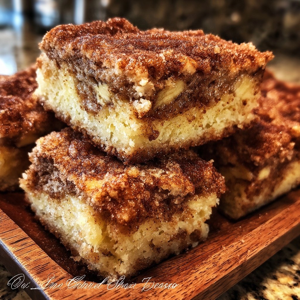 Cinnamon Banana Breakfast Squares