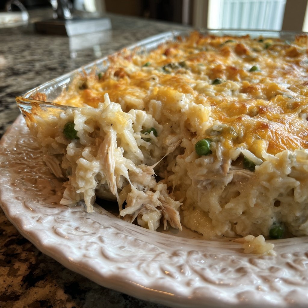 Creamy Chicken And Rice Casserole