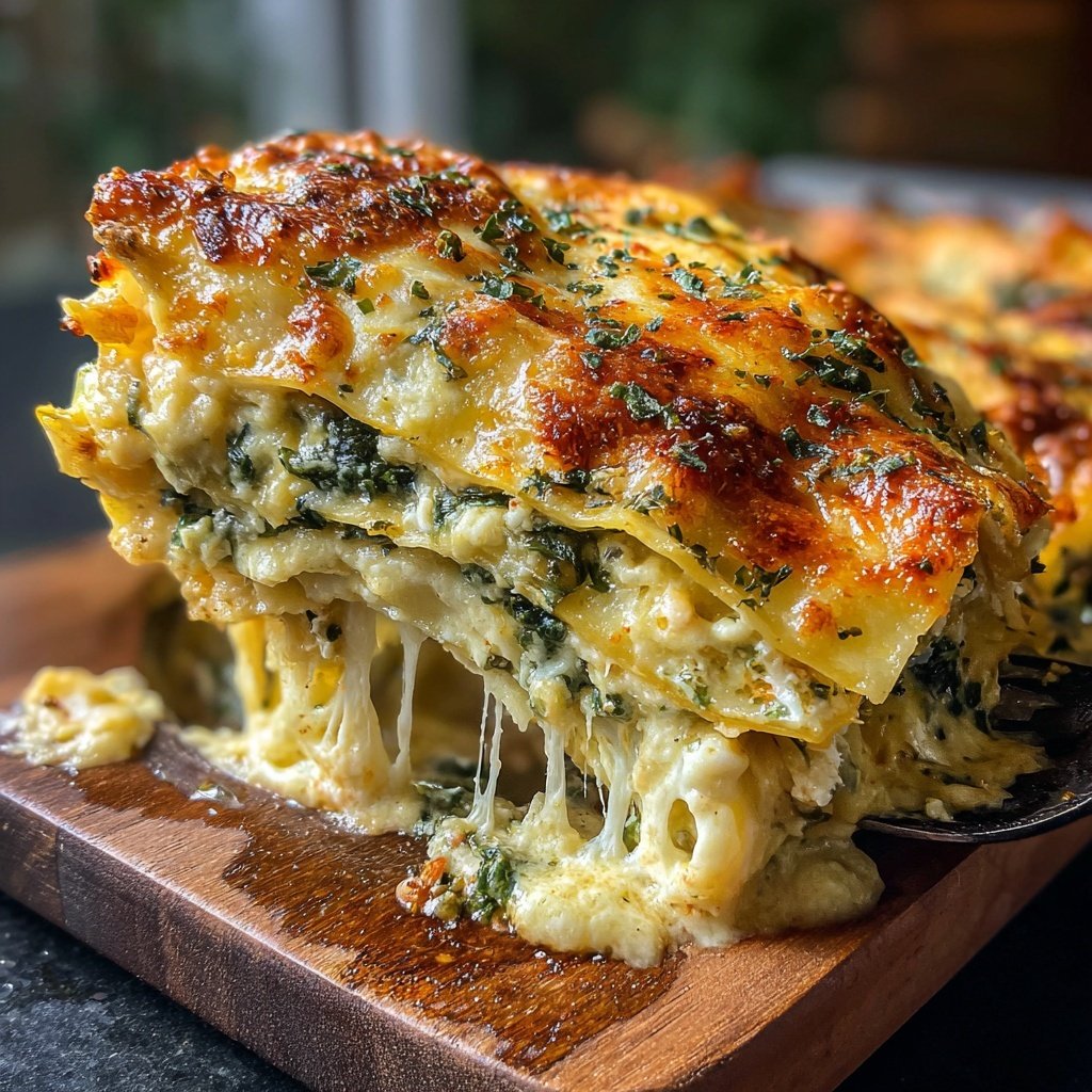 Sunday Baked Spinach Lasagna