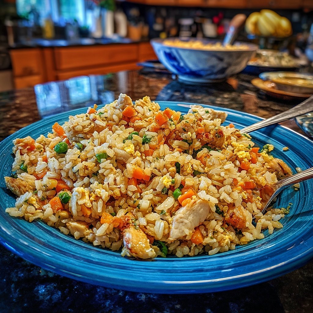 Rotisserie Chicken Fried Rice