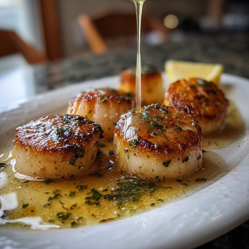 Seared Scallops with Lemon Beurre Blanc