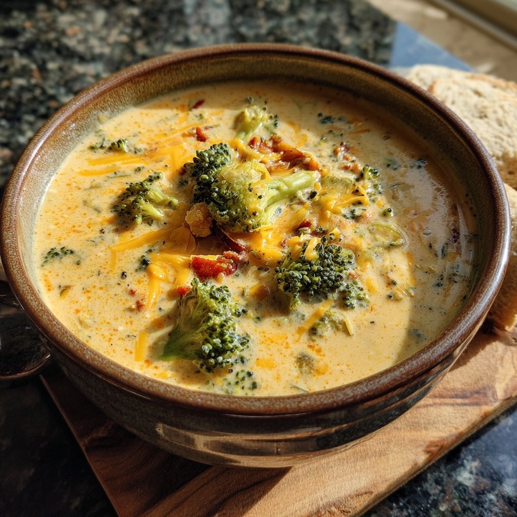 Creamy Broccoli Cheddar Soup