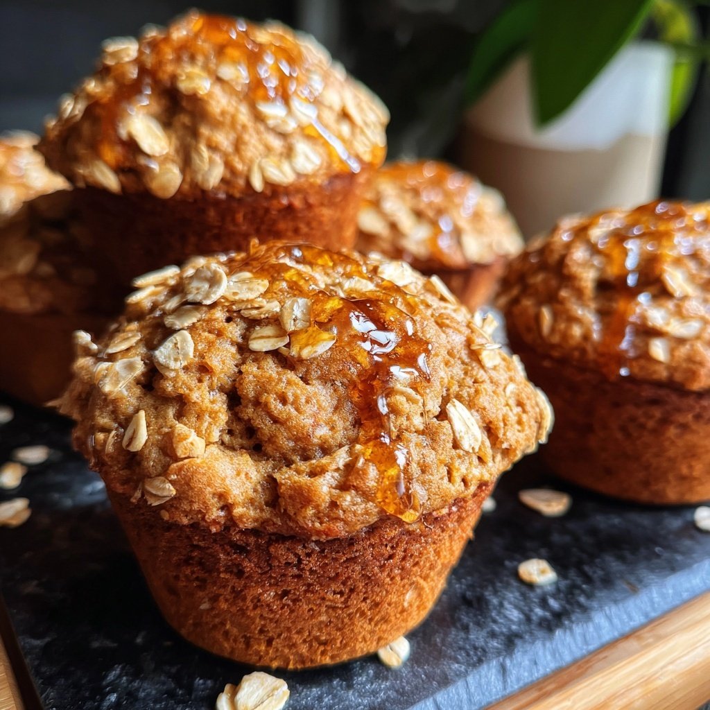 Healthy Oatmeal Muffins With Honey