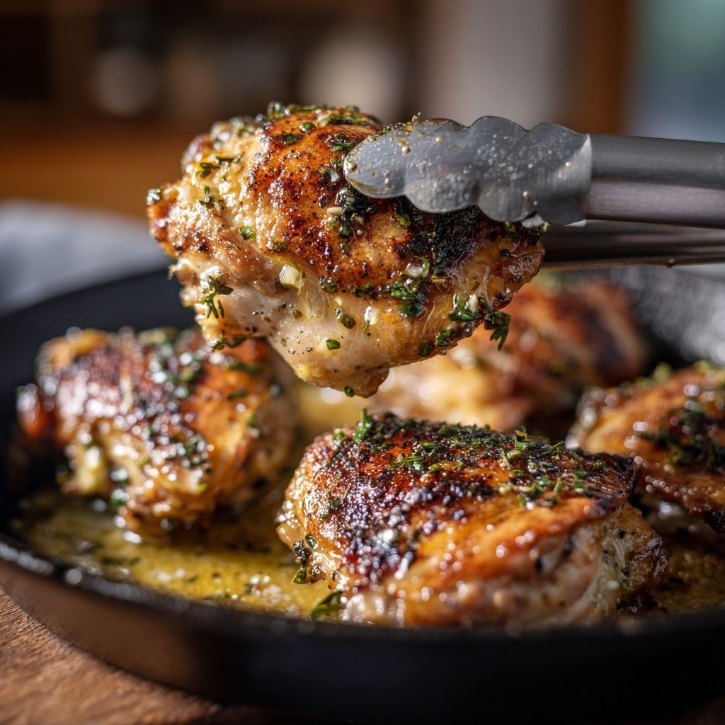Comfort Food Baked Chicken Thighs