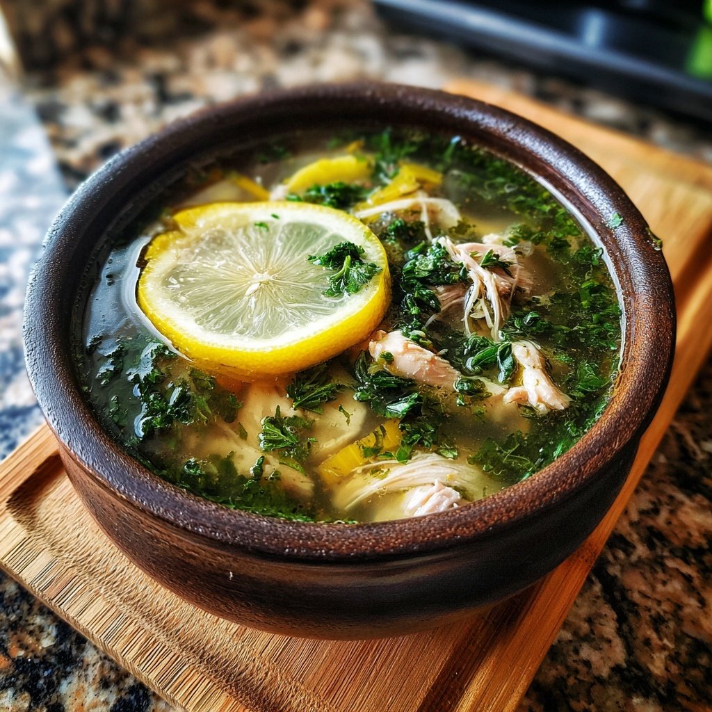 Spring Chicken Soup With Lemon