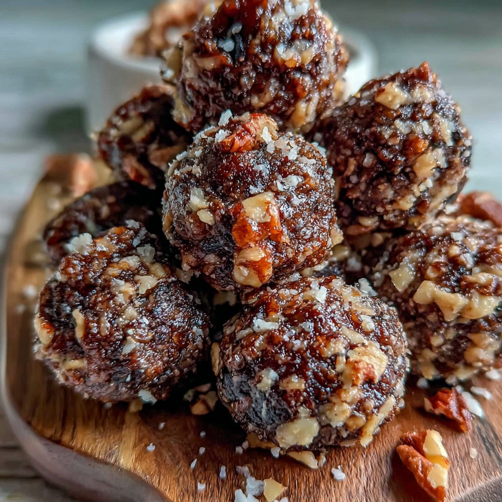 Chocolate Date Energy Balls