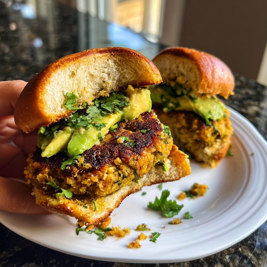 Sliders with Spicy Lentil Patties