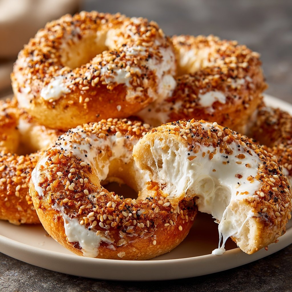 Oven Baked Yogurt Bagels